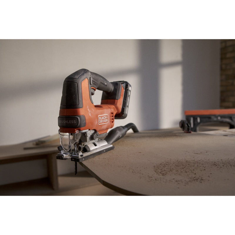 Afbeelding laden in galerijviewer, Black+decker blcjs78n-xj 18v decoupeerzaag (zwart oranje, accu en oplader niet inbegrepen)