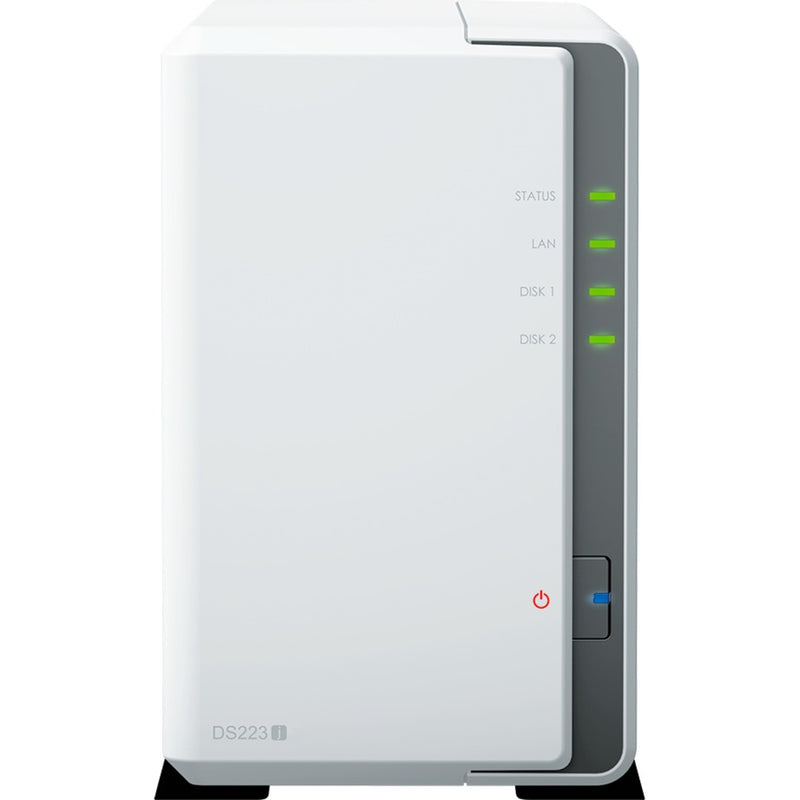 Load image into Gallery viewer, Synology diskstation ds223j nas (wit, 2x usb 3.2 gen 1)