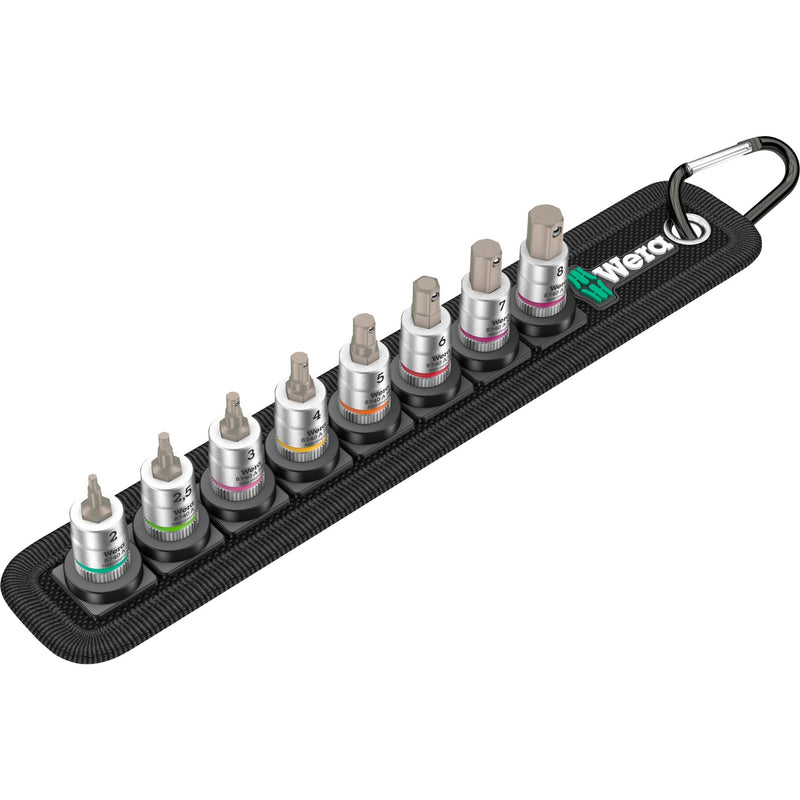 Load image into Gallery viewer, Wera belt a 2 zyklop hexagon bit socket set w holding function
