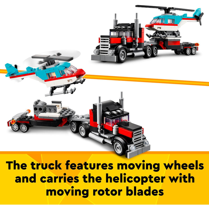 Load image into Gallery viewer, Lego creator 31146 truck met helikopter