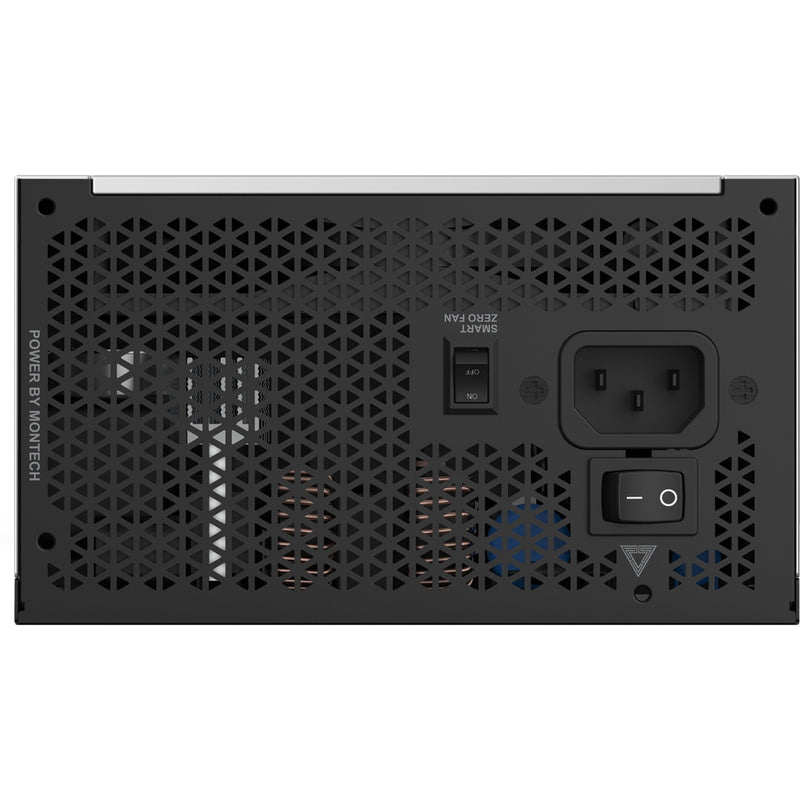 Load image into Gallery viewer, Montech century ii modulaire 1200 watt voeding (zilver, 1x 12v-2x6, 6x pcie)