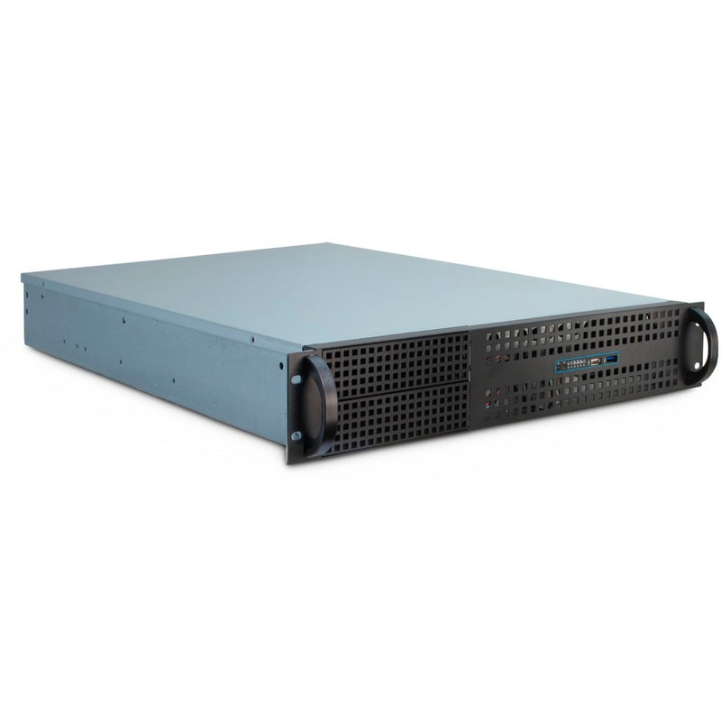 Load image into Gallery viewer, Inter-tech 2u-2129-n rack behuizing (zwart | 2x usb-a)