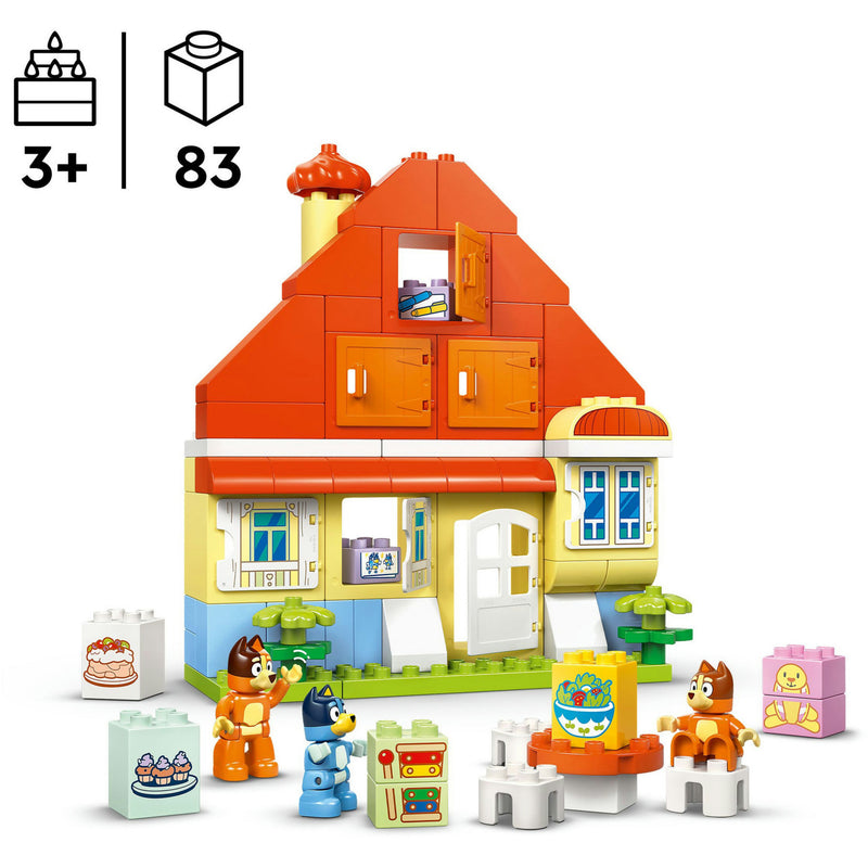 Load image into Gallery viewer, Lego duplo 10459 huis van bluey en haar familie met geheugenspel