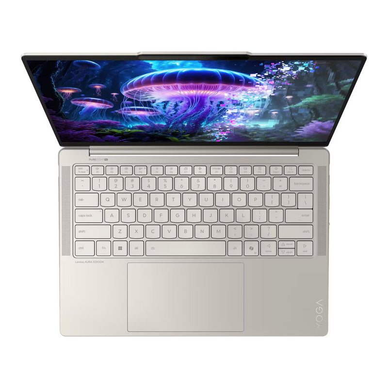 Afbeelding laden in galerijviewer, Lenovo yoga slim 7 14ill10 (83jx00f7mh) aura edition 14 copilot+ laptop (hoogglans wit | core ultra 5 226v | intel arc graphics 130v | 16 gb | 512 gb ssd)