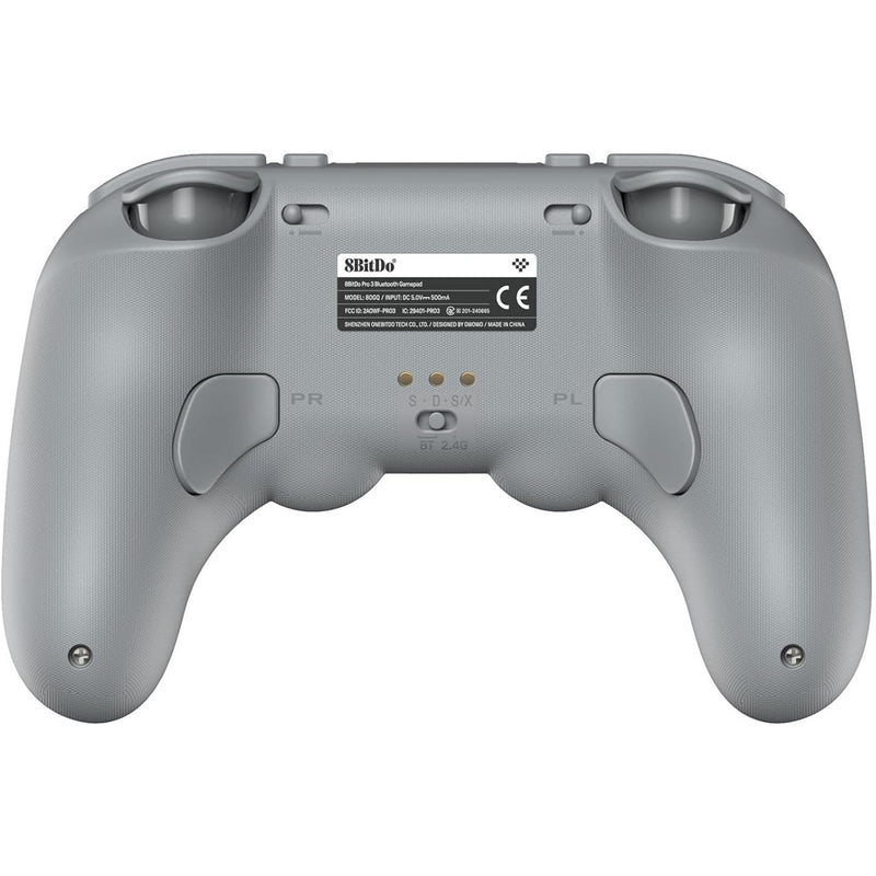 Afbeelding laden in galerijviewer, 8bitdo pro 3 bluetooth gamepad (grijs zwart, switch 1 2, pc, android, 2.4 ghz bluetooth usb)