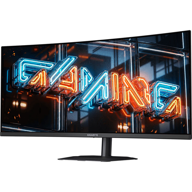 Load image into Gallery viewer, Gigabyte mo34wqc36 qd-oled 34 curved ultrawide gaming monitor (zwart, 2x hdmi, displayport, usb-a, usb-b, usb-c, 360 hz)