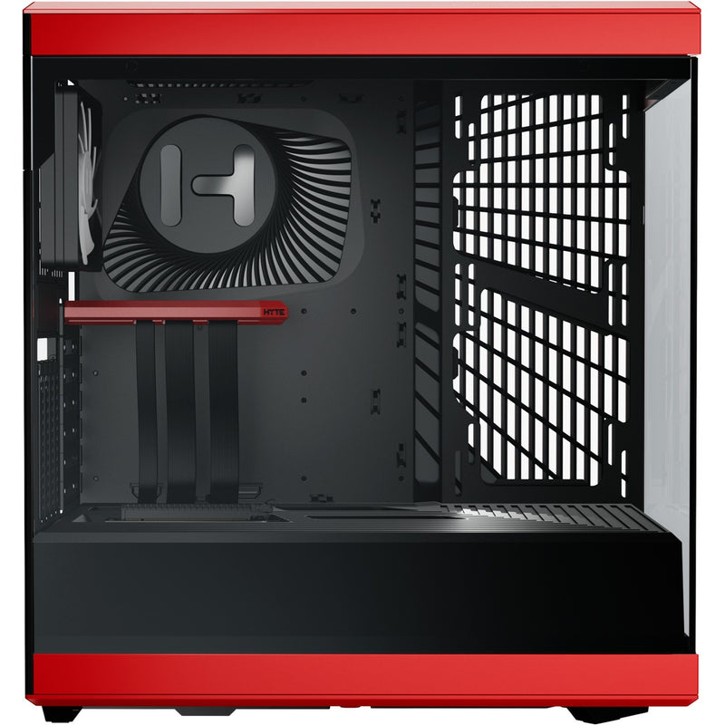 Load image into Gallery viewer, Hyte y40 midi tower behuizing (rood zwart | 2x usb-a | 1x usb-c | tempered glass)
