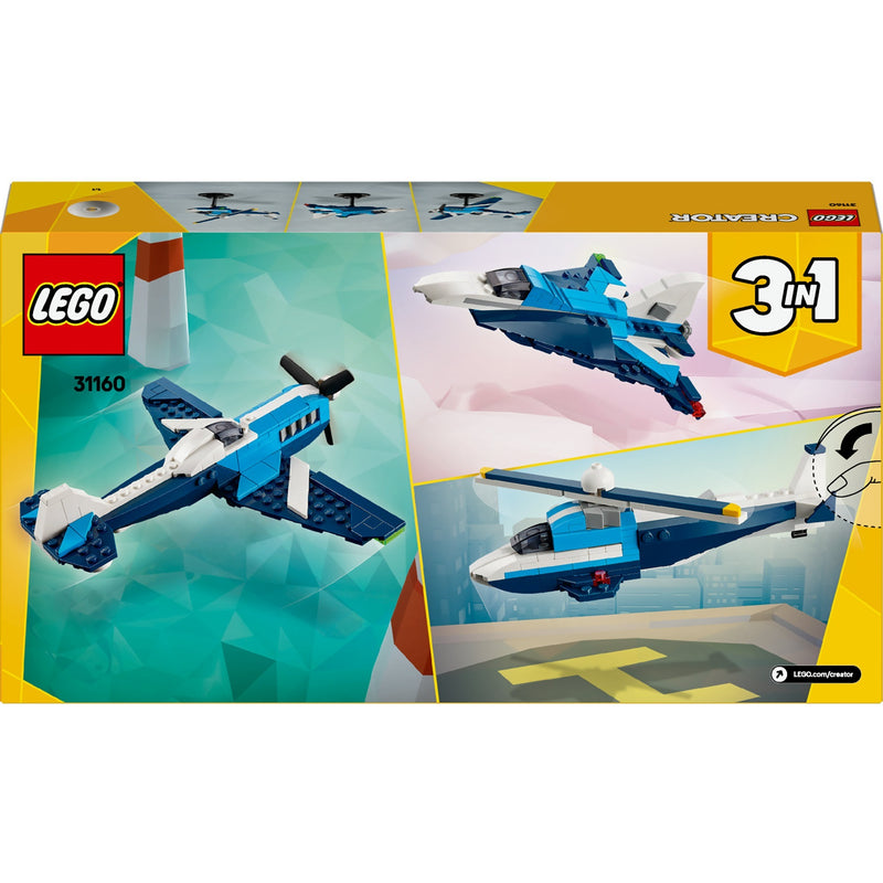 Load image into Gallery viewer, Lego creator 3-in-1 - luchtvaart: racevliegtuig constructiespeelgoed (31160)
