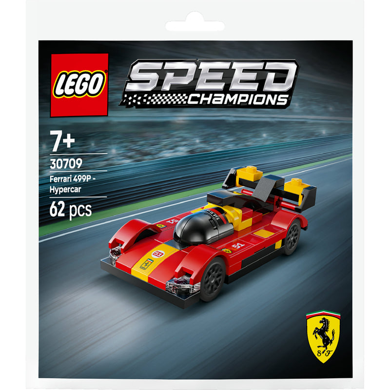 Afbeelding laden in galerijviewer, Lego speed champions - ferrari 499p - hypercar constructiespeelgoed (30709)