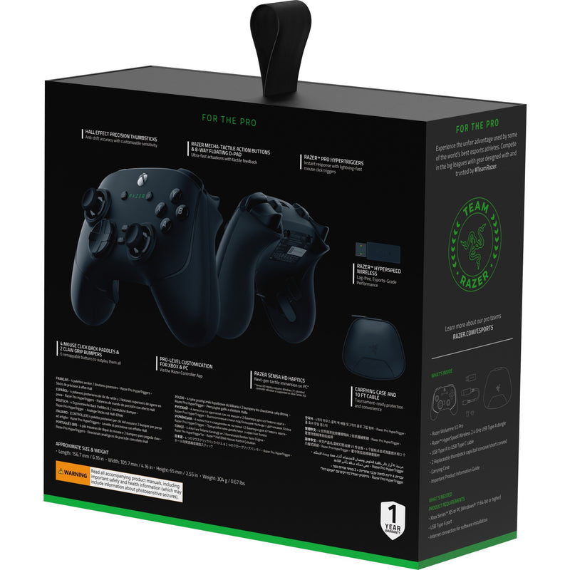 Load image into Gallery viewer, Razer wolverine v3 pro gamepad (zwart, xbox, pc)