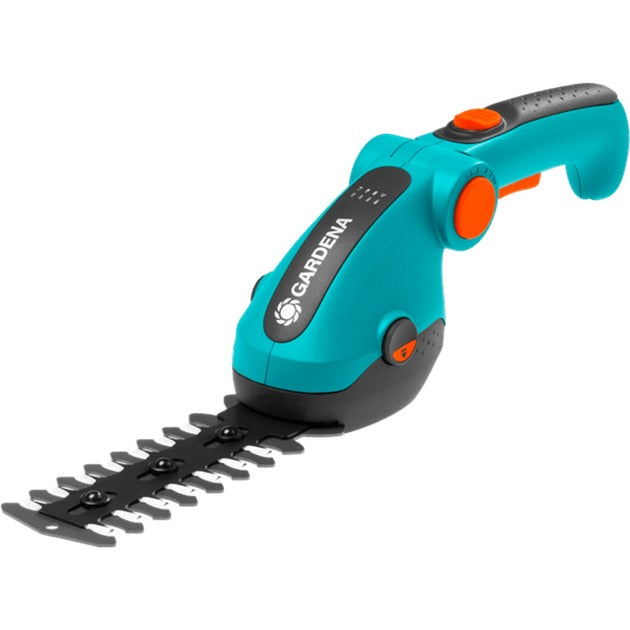 Load image into Gallery viewer, Gardena accu gras- buxusschaar comfortcut li grasschaar (turquoise zwart, incl. li-ion-accu 3,0ah)