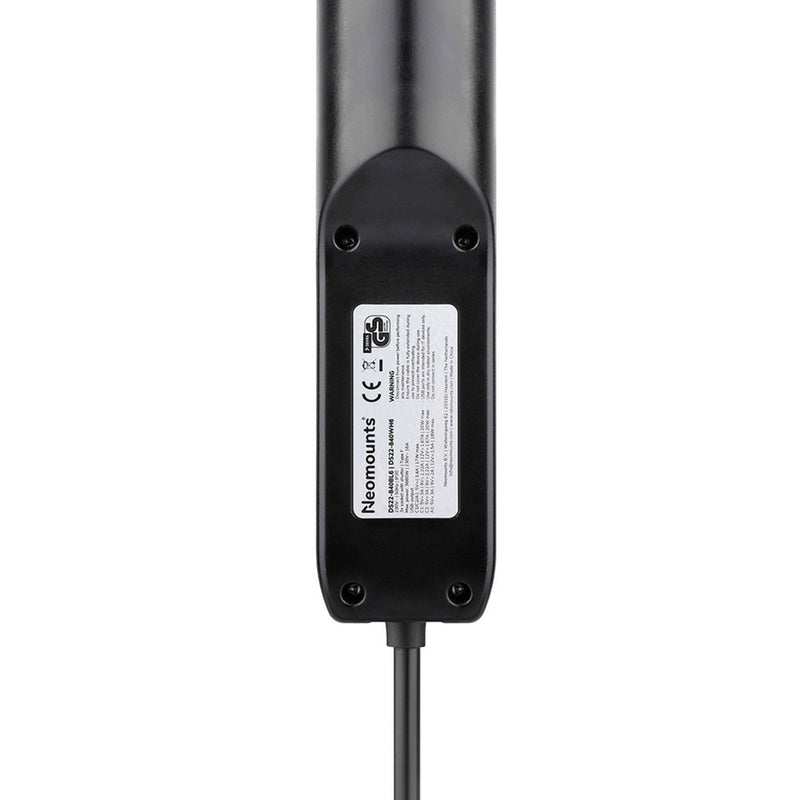 Load image into Gallery viewer, Neomounts ds22-840bl6 bureaucontactdoos met klem en usb-c en usb-a poorten - quick-charge stekkerdoos (zwart)
