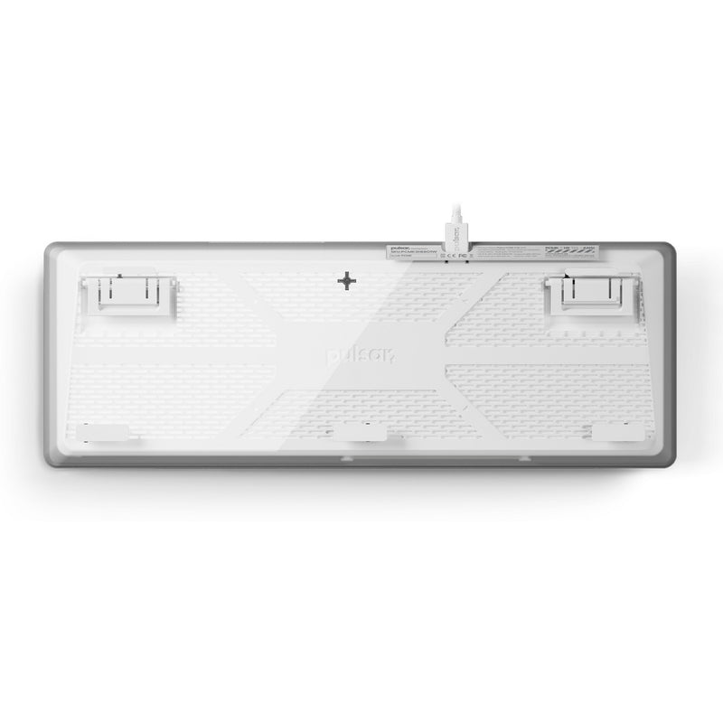 Load image into Gallery viewer, Pulsar pcmk 2he tkl mechanical gaming keyboard (wit, us lay-out (qwerty), 80% (tkl), rgb, pbt double-shot keycaps, hot-swap)