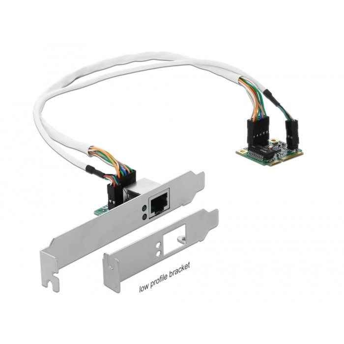 Load image into Gallery viewer, Delock mini pcle i o pcle half size 1x gigabit lan netwerkadapter (low profile)