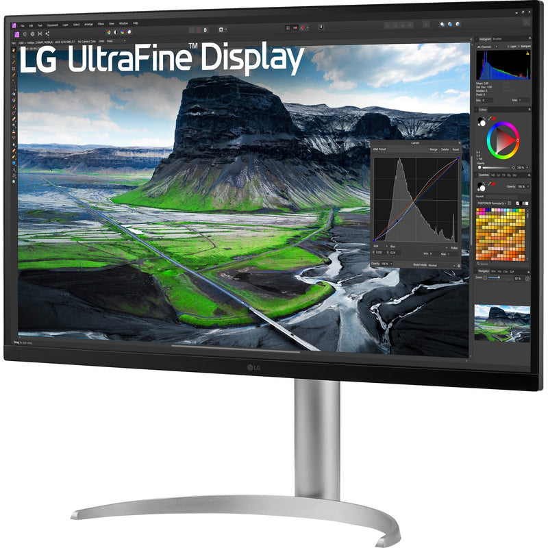 Load image into Gallery viewer, Lg ultrafine 32uq850v-w 31.5 4k uhd monitor (wit, 2x hdmi, displayport, 2x usb-a, usb-b, usb-c)