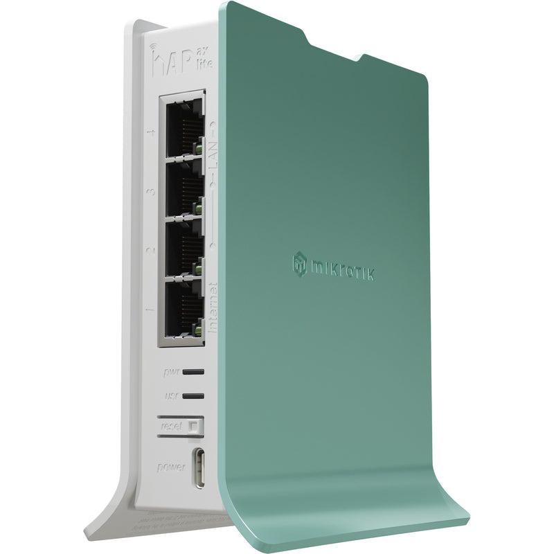 Load image into Gallery viewer, Mikrotik hap ax lite (l41g-2axd) access point (wit groen, qualcomm ipq-5010 cpu, wifi 6)