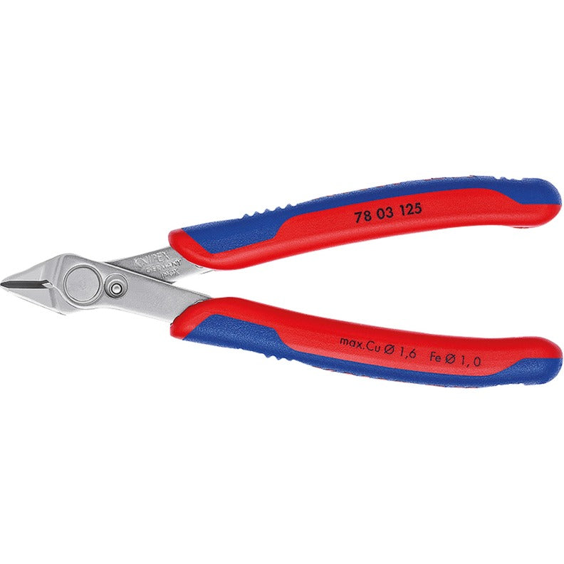Load image into Gallery viewer, Knipex electronic super knips 78 03 125 elektronica-tang (blauw)