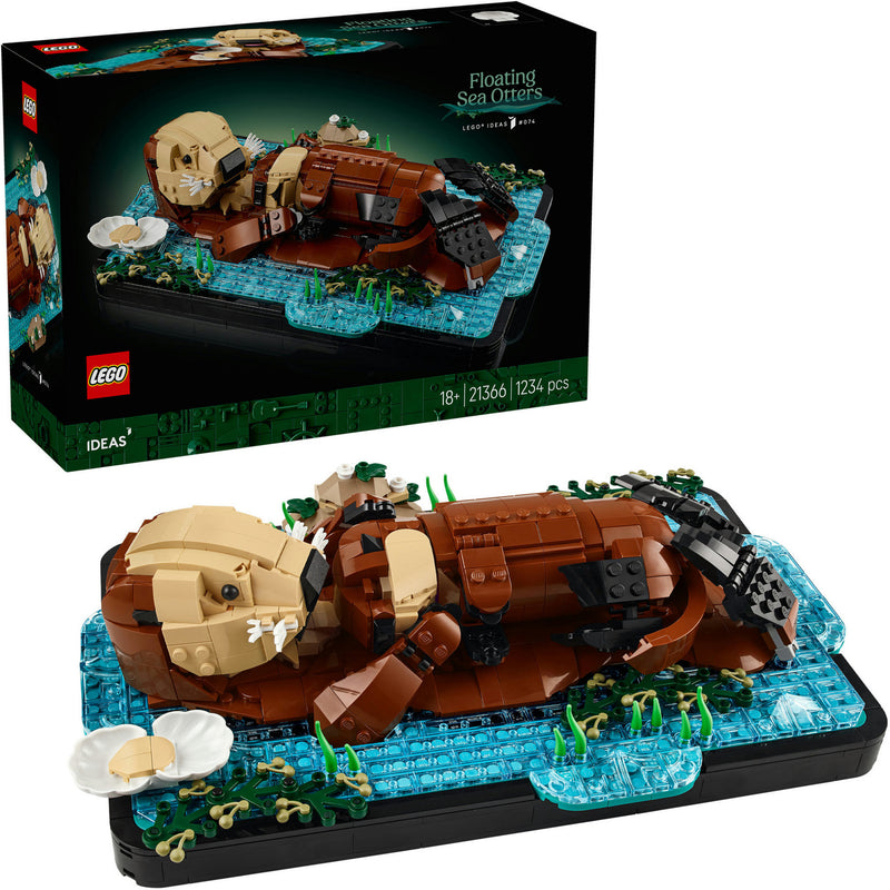 Afbeelding laden in galerijviewer, Lego ideas drijvende zeeotters - 21366