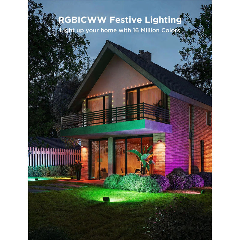 Afbeelding laden in galerijviewer, Govee slimme grondverlichting matter rgbww - 4 pack buiten
