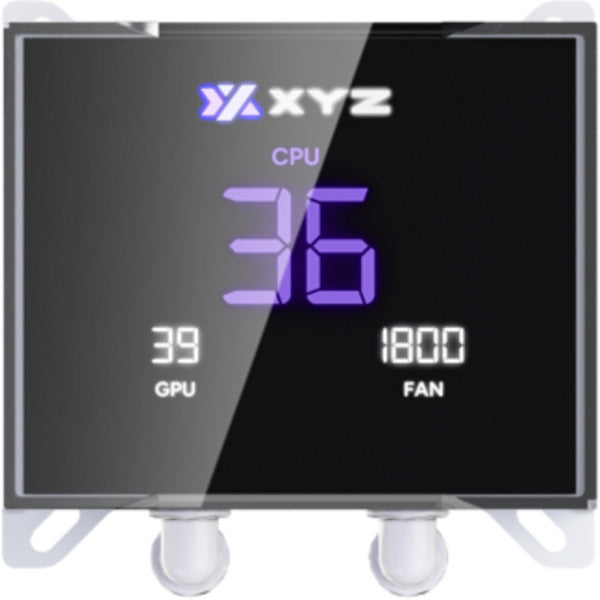 Afbeelding laden in galerijviewer, Xyz pc gear hydrotemp aio 240 waterkoeling (wit, argb, pwm)