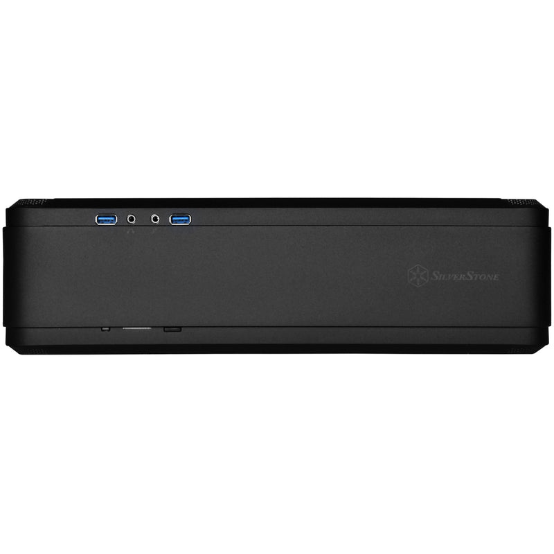 Load image into Gallery viewer, Silverstone sst-ftz01b-e desktop behuizing (zwart | 2x usb-a)
