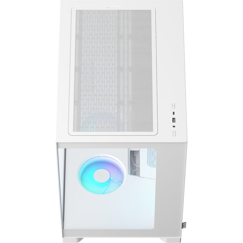 Afbeelding laden in galerijviewer, Fractal design pop 2 vision rgb midi tower behuizing (wit | 1x usb-a | 1x usb-c | rgb | tempered glass)