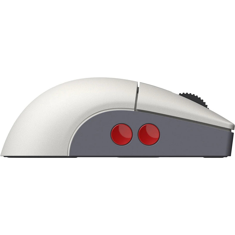 Afbeelding laden in galerijviewer, 8bitdo retro r8 mouse - n edition (grijs rood, 50 - 26000 dpi, bluetooth usb-c 2.4 ghz)