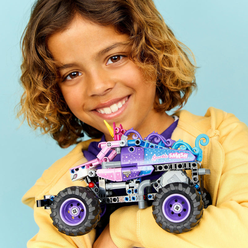Load image into Gallery viewer, Lego technic 42220 monster jam sparkle smash pull-back