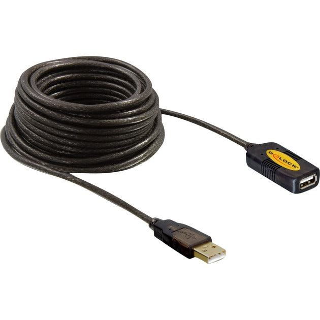 Load image into Gallery viewer, Delock usb 2.0 verlengkabel (zwart, 10 meter)