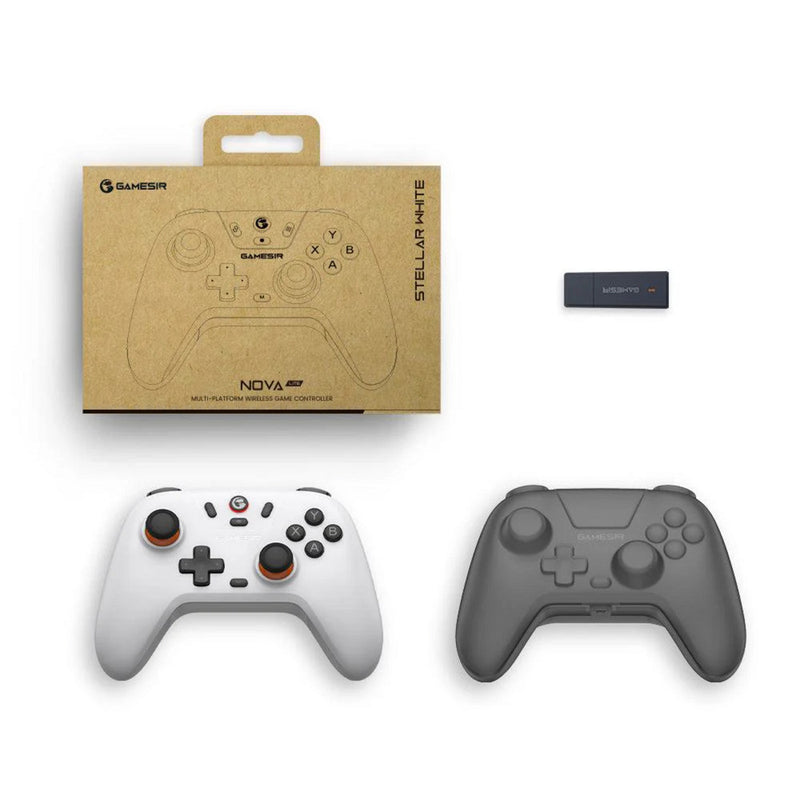 Afbeelding laden in galerijviewer, Gamesir nova lite multiplatform controller (wit, pc, steam, android, ios, switch, bluetooth 2.4 ghz usb)
