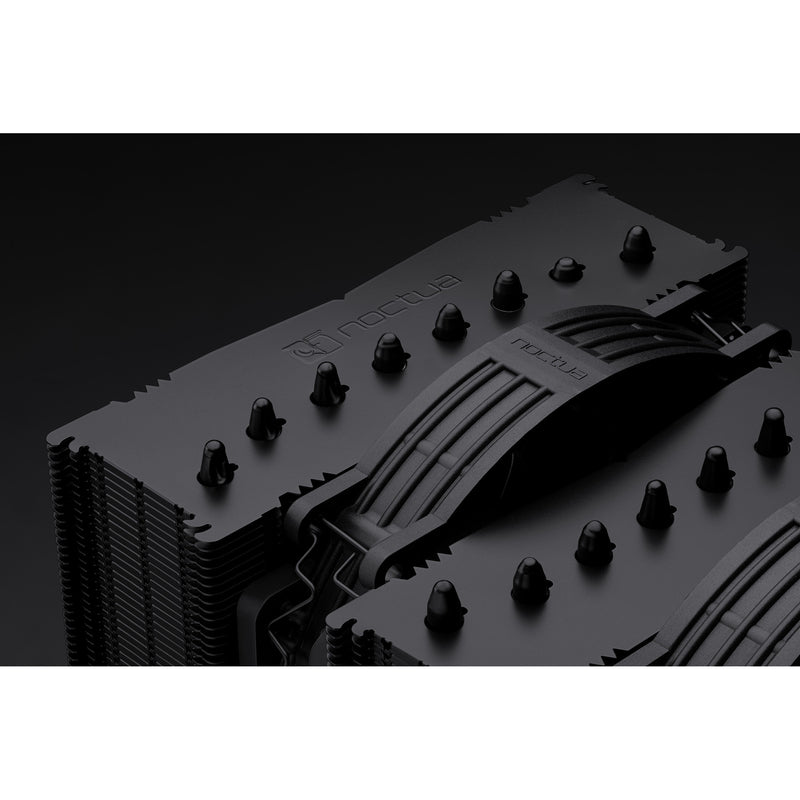 Load image into Gallery viewer, Noctua nf-a14x25r g2 pwm sx2-pp chromax.black case fans (zwart, 2 stuks, 140 x 140 x 25 mm)
