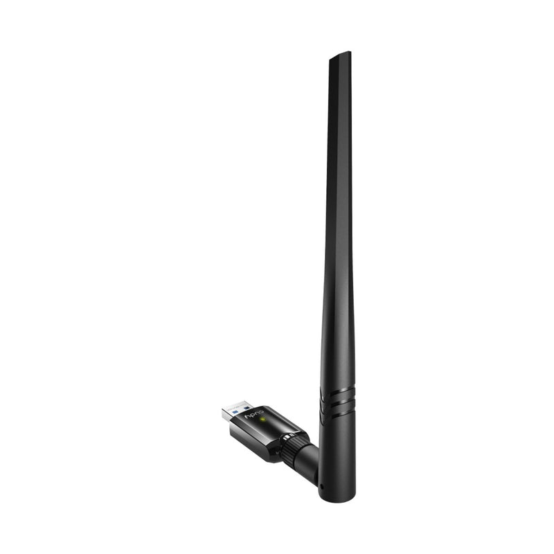 Load image into Gallery viewer, Cudy ac1300 wi-fi high-gain usb wlan adapter (zwart)