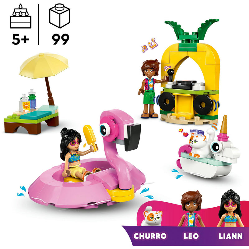 Load image into Gallery viewer, Lego friends 42658 zwembadfeestje met flamingo en eenhoorn