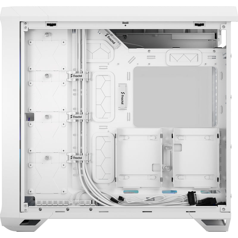 Load image into Gallery viewer, Fractal design torrent white rgb tg clear tint midi tower behuizing (wit | 2x usb-a | 1x usb-c | rgb | window)