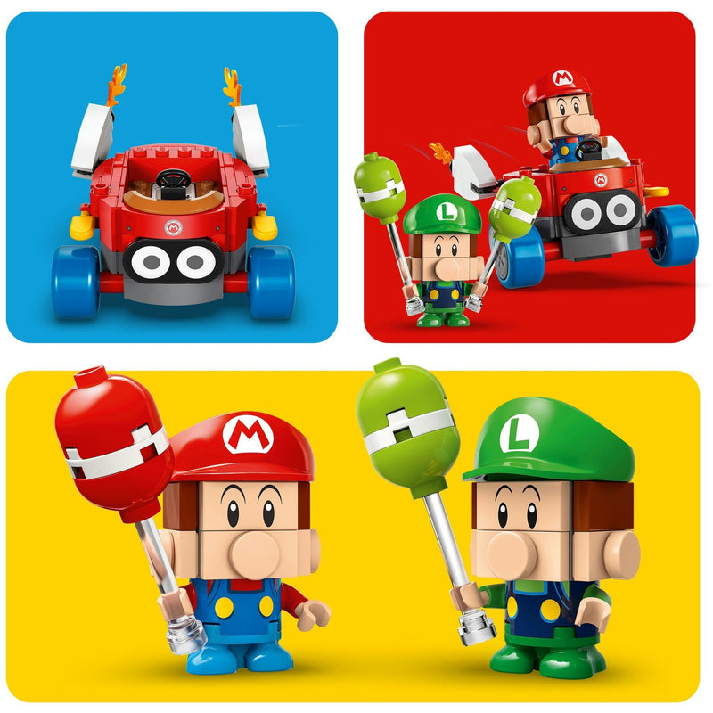 Load image into Gallery viewer, Lego super mario 72034 mario kart baby mario vs. baby luigi