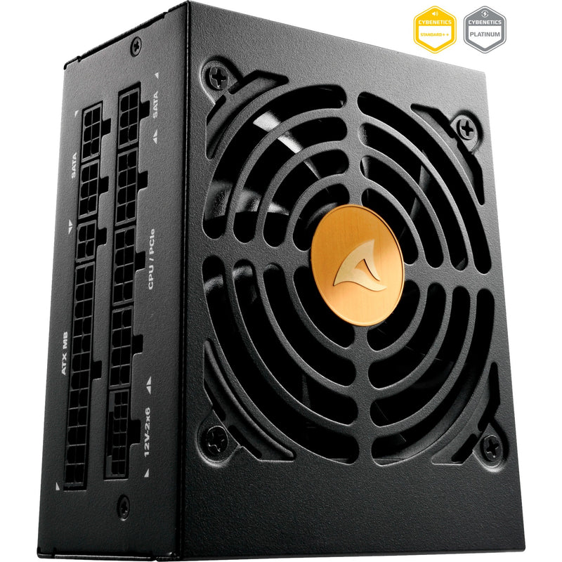 Load image into Gallery viewer, Sharkoon rebel p20 sfx modulaire 850 watt voeding (zwart, 1x 12v-2x6, 2x pcie)