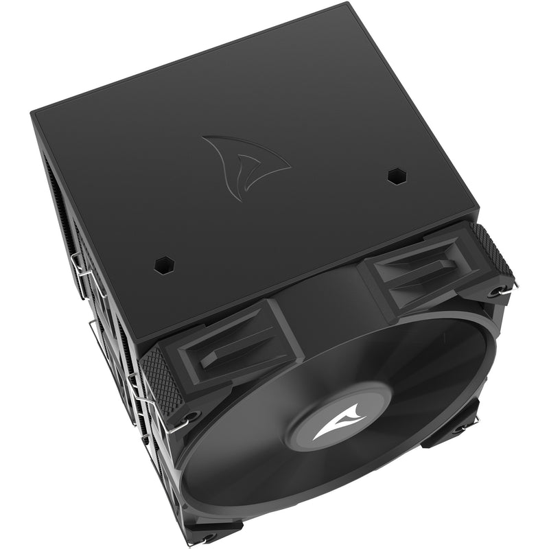 Load image into Gallery viewer, Sharkoon a60 cpu-koeler (zwart, 4-pins pwm fan-connector)