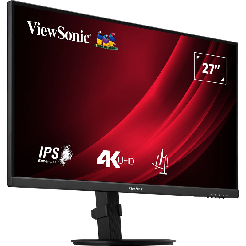 Load image into Gallery viewer, Viewsonic vg2708-4k 27 monitor (zwart (mat), 2x hdmi, 1x displayport)