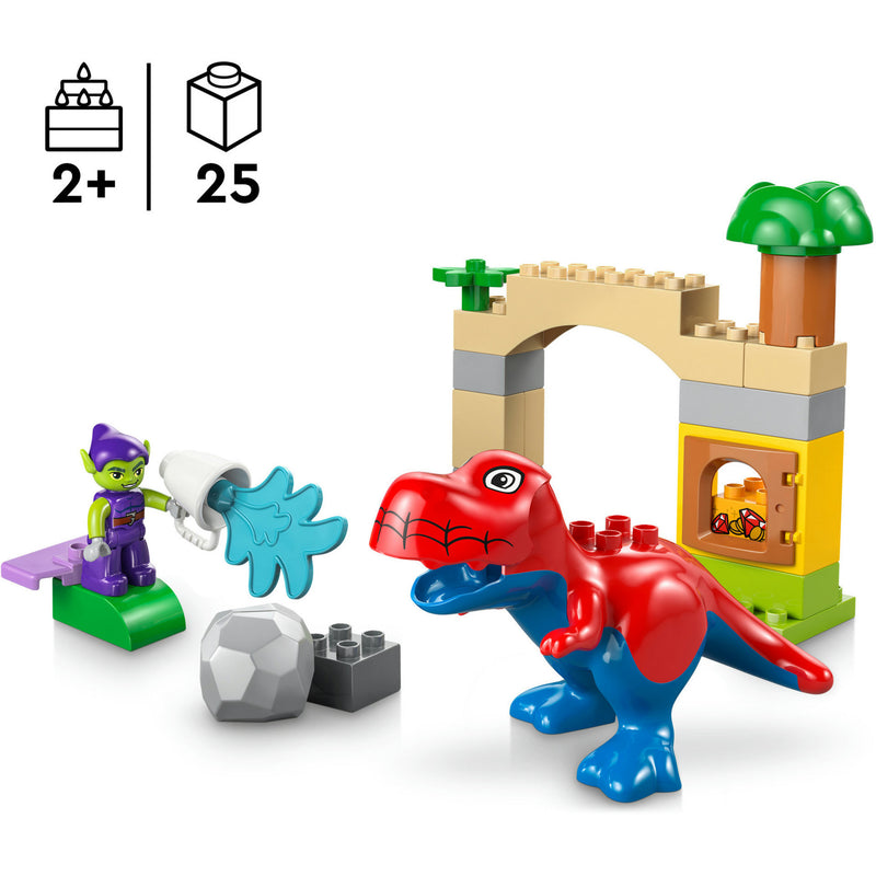 Afbeelding laden in galerijviewer, Lego duplo 10463 dinosaurus spidey-rex vs. green goblin