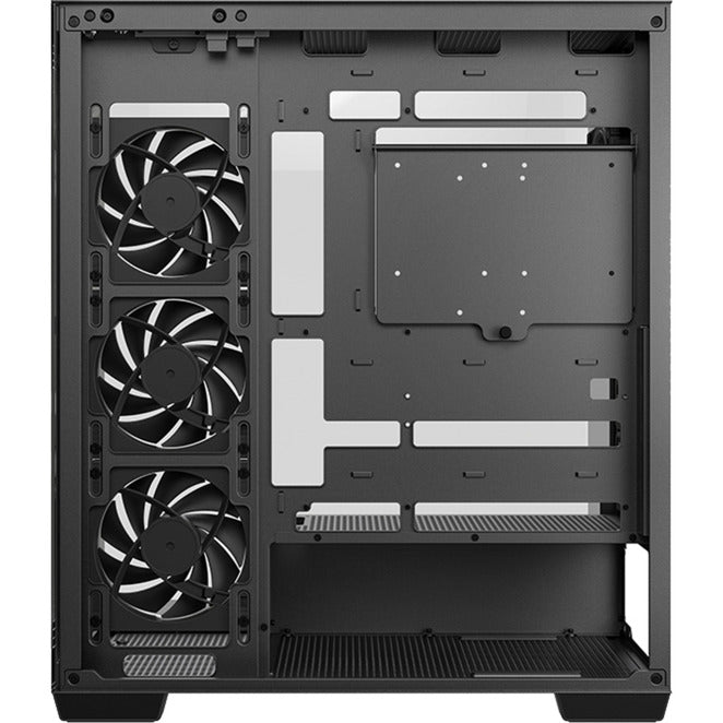 Afbeelding laden in galerijviewer, Deepcool cg580 4f v2 midi tower behuizing (zwart | 2x usb-a | 1x usb-c | rgb | tempered glass)
