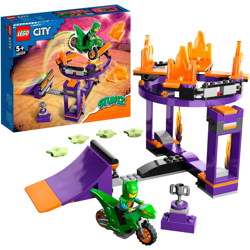 Load image into Gallery viewer, Lego city - uitdaging: dunken met stuntbaan constructiespeelgoed (60359)