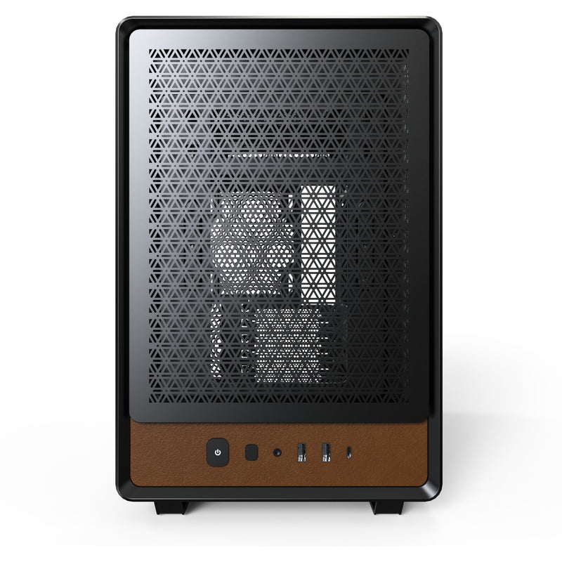 Load image into Gallery viewer, Montech heritage midi tower behuizing (zwart beige | 2x usb-a | 1x usb-c)