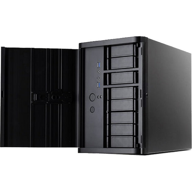 Load image into Gallery viewer, Silverstone sst-ds380b mini tower behuizing (zwart | 2x usb-a)