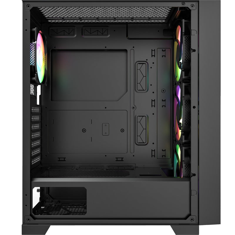 Load image into Gallery viewer, Montech air 1000 premium midi tower behuizing (zwart | 3x usb-a | tempered glass)