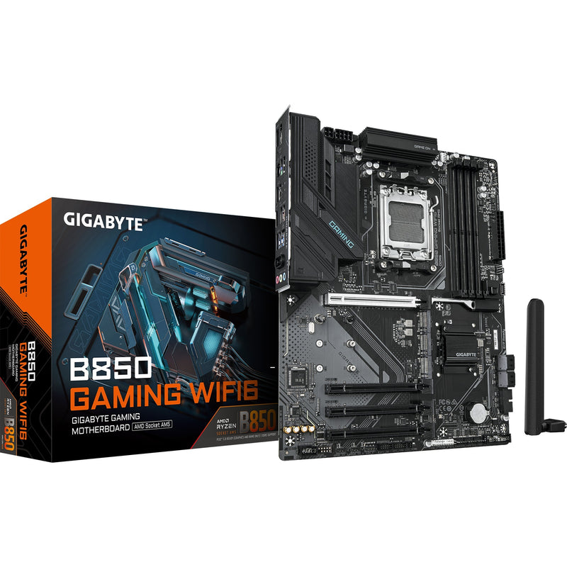 Load image into Gallery viewer, Gigabyte b850 gaming wifi6 socket am5 moederbord (zwart, raid, gb-lan, wi-fi 6, bt, sound, atx)