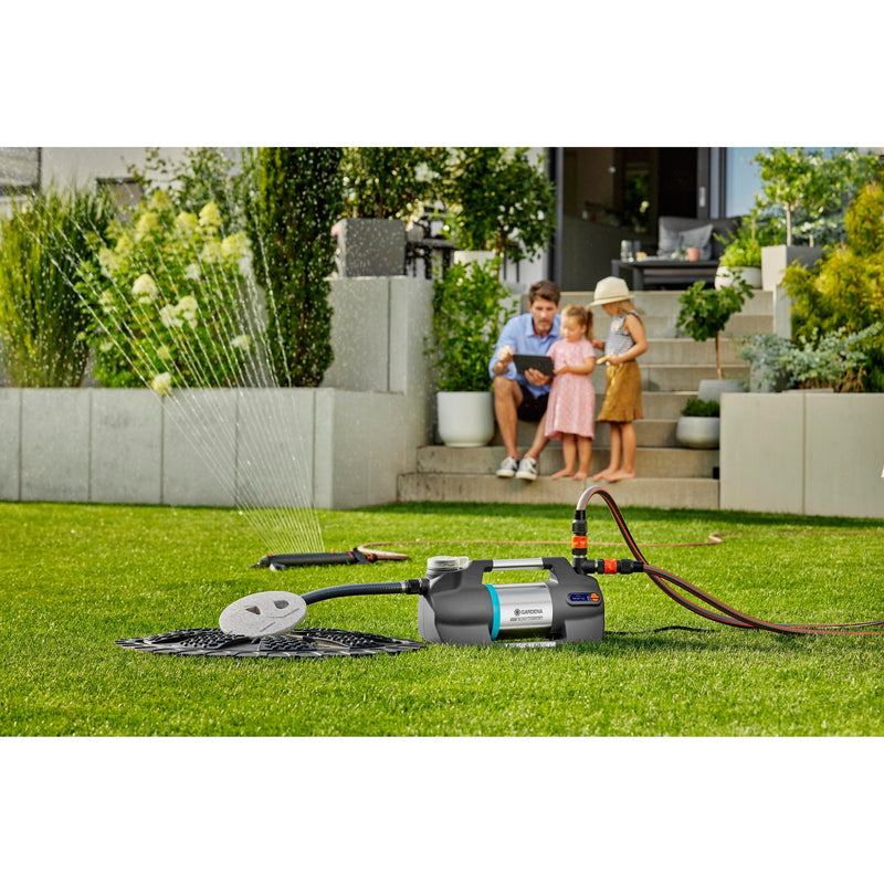 Load image into Gallery viewer, Gardena besproeiingspomp 6300 silentcomfort (donkergrijs roestvrij staal, 1050 watt | bluetooth)