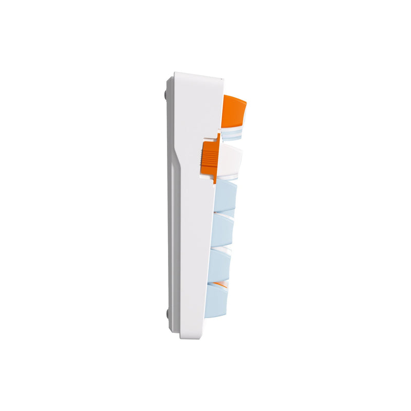 Afbeelding laden in galerijviewer, Mchose g98 pro orange blue snow tiger wireless tri-mode custom mechanical rgb gaming toetsenbord (blauw, us lay-out (qwerty), ttc snow tiger, rgb, hot swap, double-shot pbt, draadloos | bluetooth | usb-c)