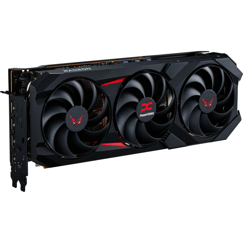 Afbeelding laden in galerijviewer, Powercolor radeon rx 9070 xt red devil 16gb oc backplate special edition grafische kaart (zwart, rdna4, gddr6, 3x displayport, 1x hdmi)