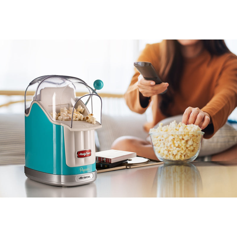 Load image into Gallery viewer, Ariete party time pop corn maker 2958 01 popcornmaker (lichtblauw)