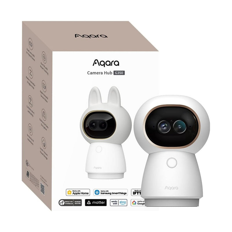 Afbeelding laden in galerijviewer, Aqara camera hub g350 select - 4k dual lens camera - matter 1.5 hub
